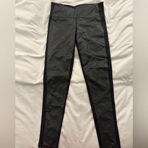 Athleta faux leather leggings - Size small
